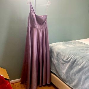 Prom one shoulder dress